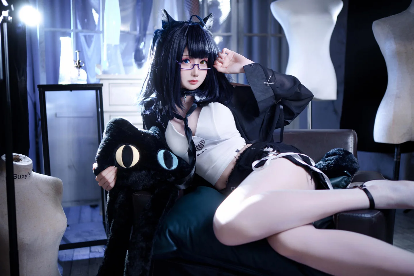 焖焖碳 - 黑茶子 [22P-286MB] tg@simisebaisi 【丝足阁】016.webp